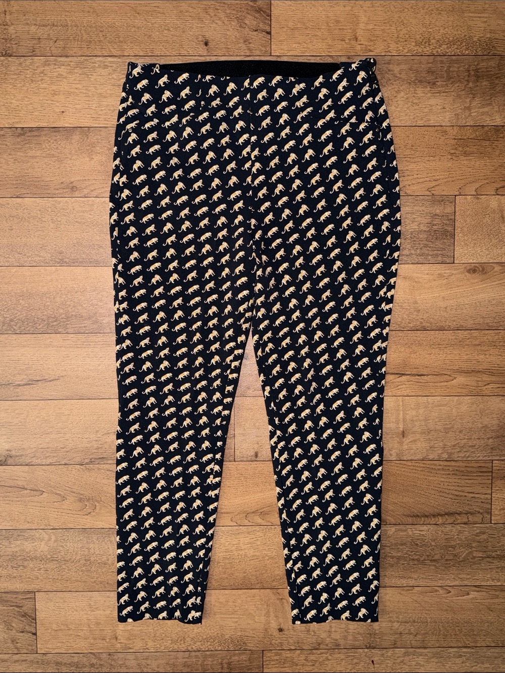 RLX Ralph Lauren Women's Size 10 Leopard-Motif Stretch Pants Comfortable Active